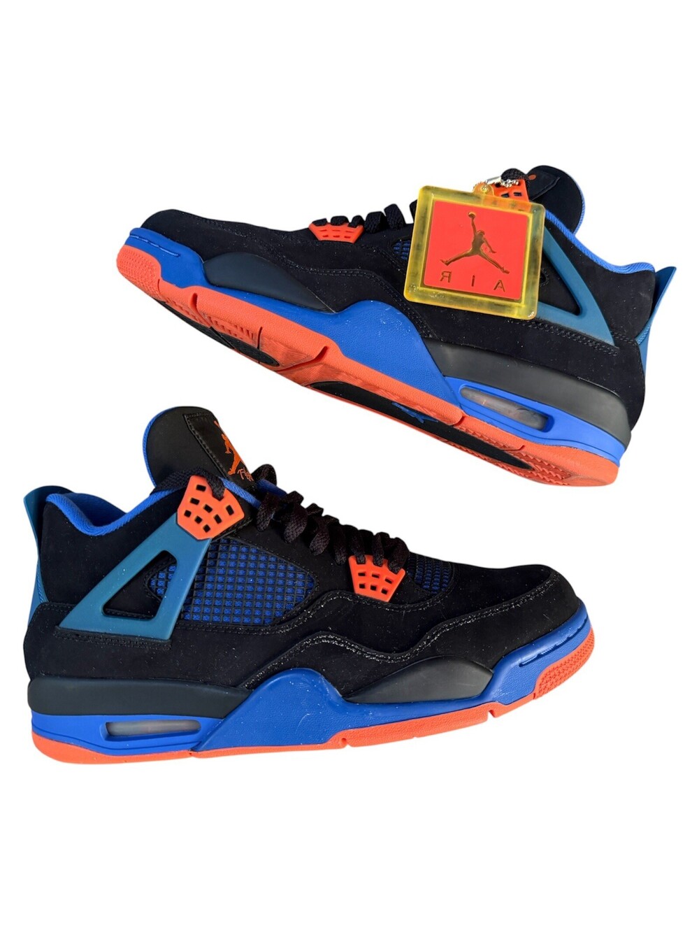 Air Jordan 4 Retro Cavs Black Safety Orange Royal Size 10 2012 VNDS 308497-027